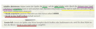 9te Erw. Schafe&amp;Hügel: Schäfer - Zeitpunkt Wertung der Schafe